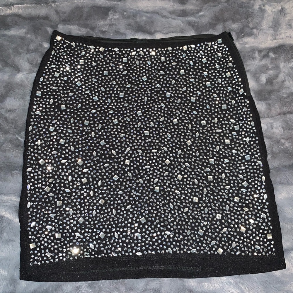 Black Windsor Sparkling Skirt
